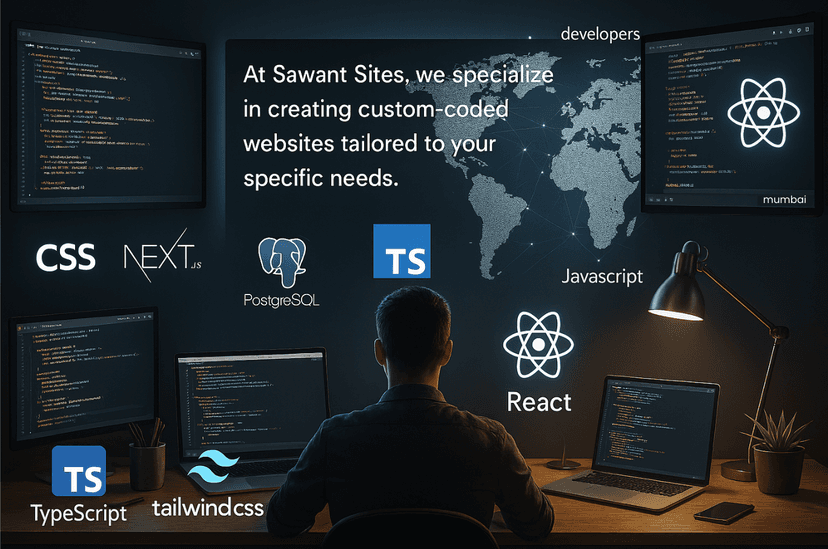 A guy coding websites