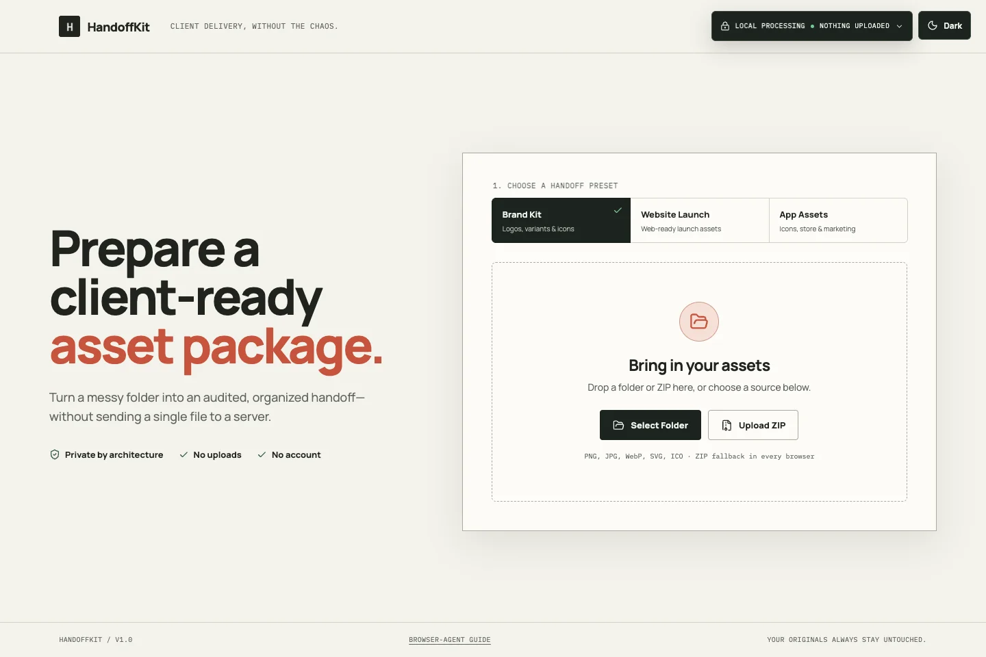 HandoffKit preview