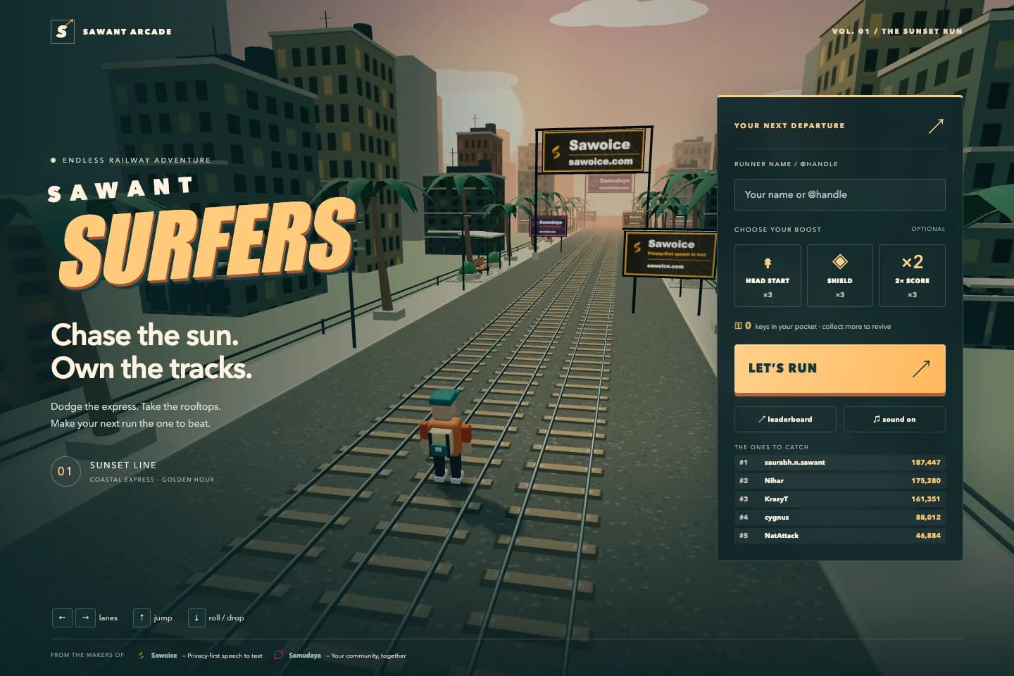 Sawant Surfers preview